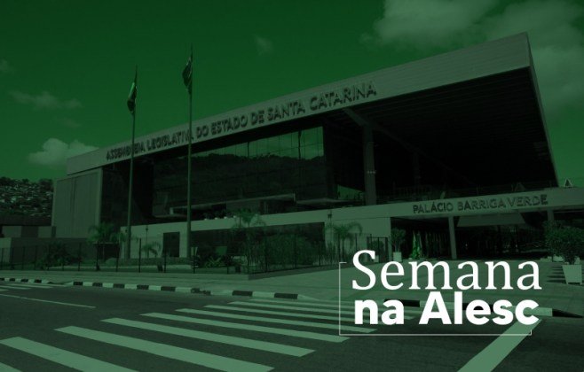 Programa Estágio Visita, debate sobre financiamento cultural e sobre compostagem marcam a semana na Alesc