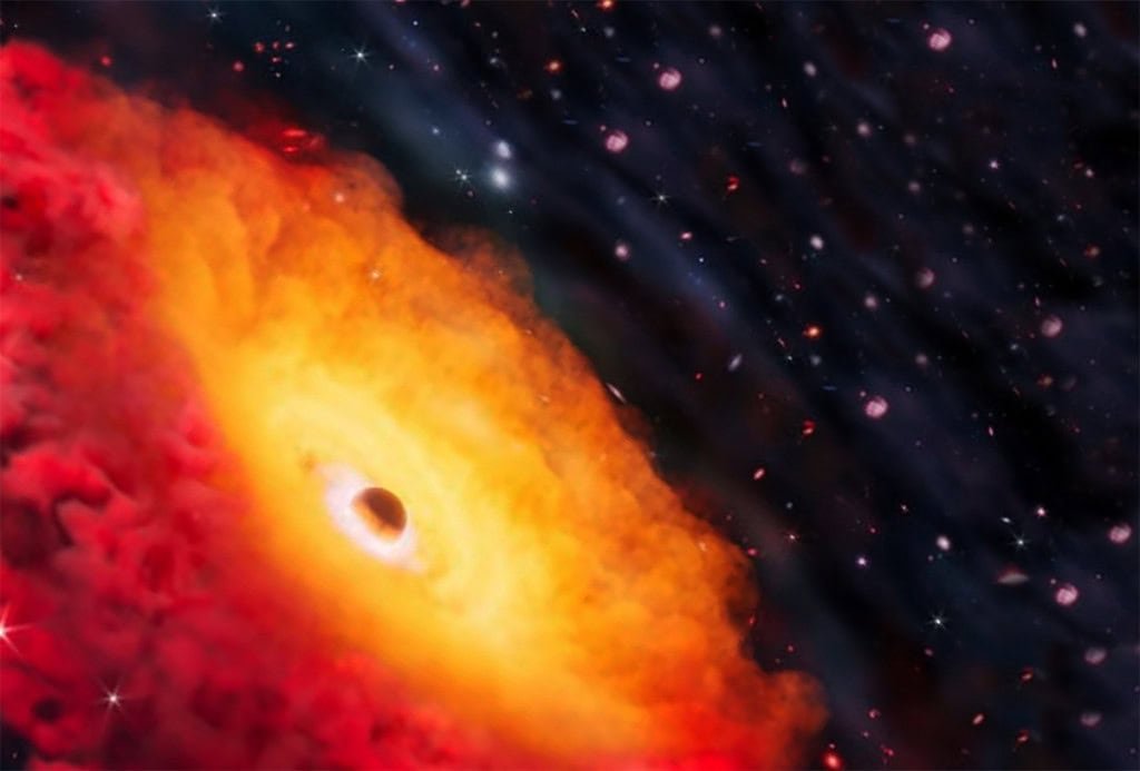 Este é o buraco negro mais antigo e distante do Universo