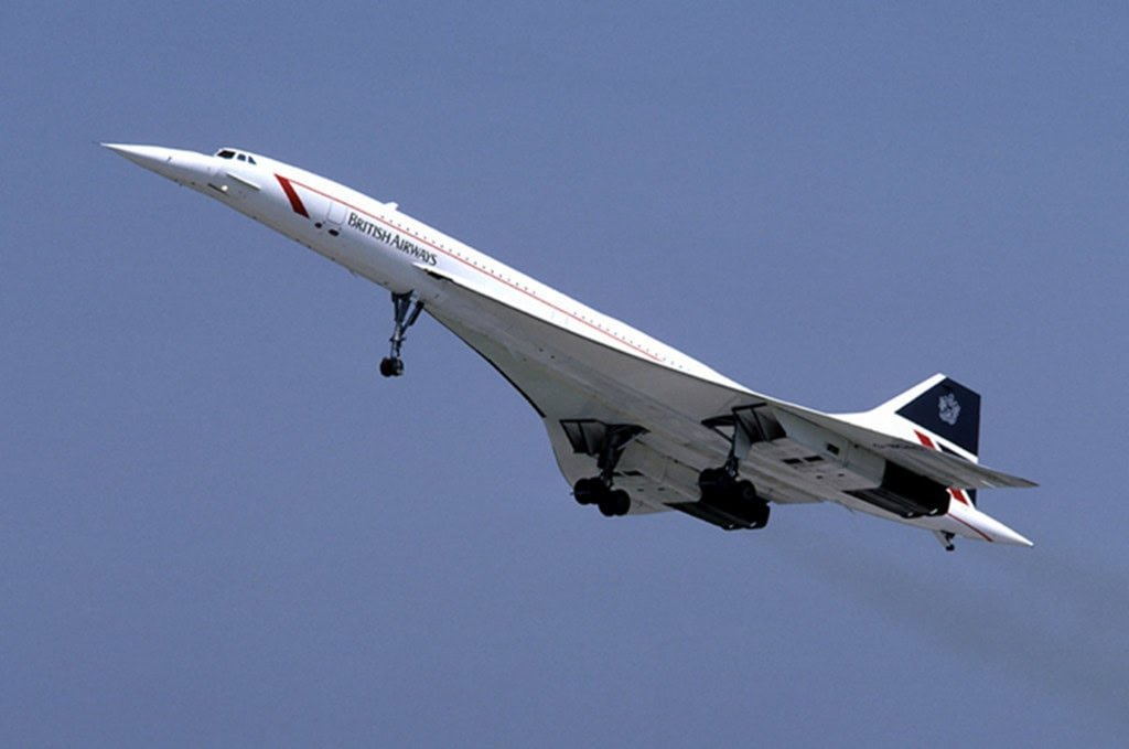 avião supersônico concorde
