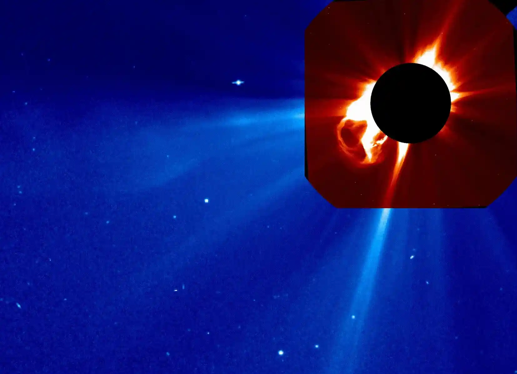 Estrela próxima é flagrada lançando jato de plasma para o espaço