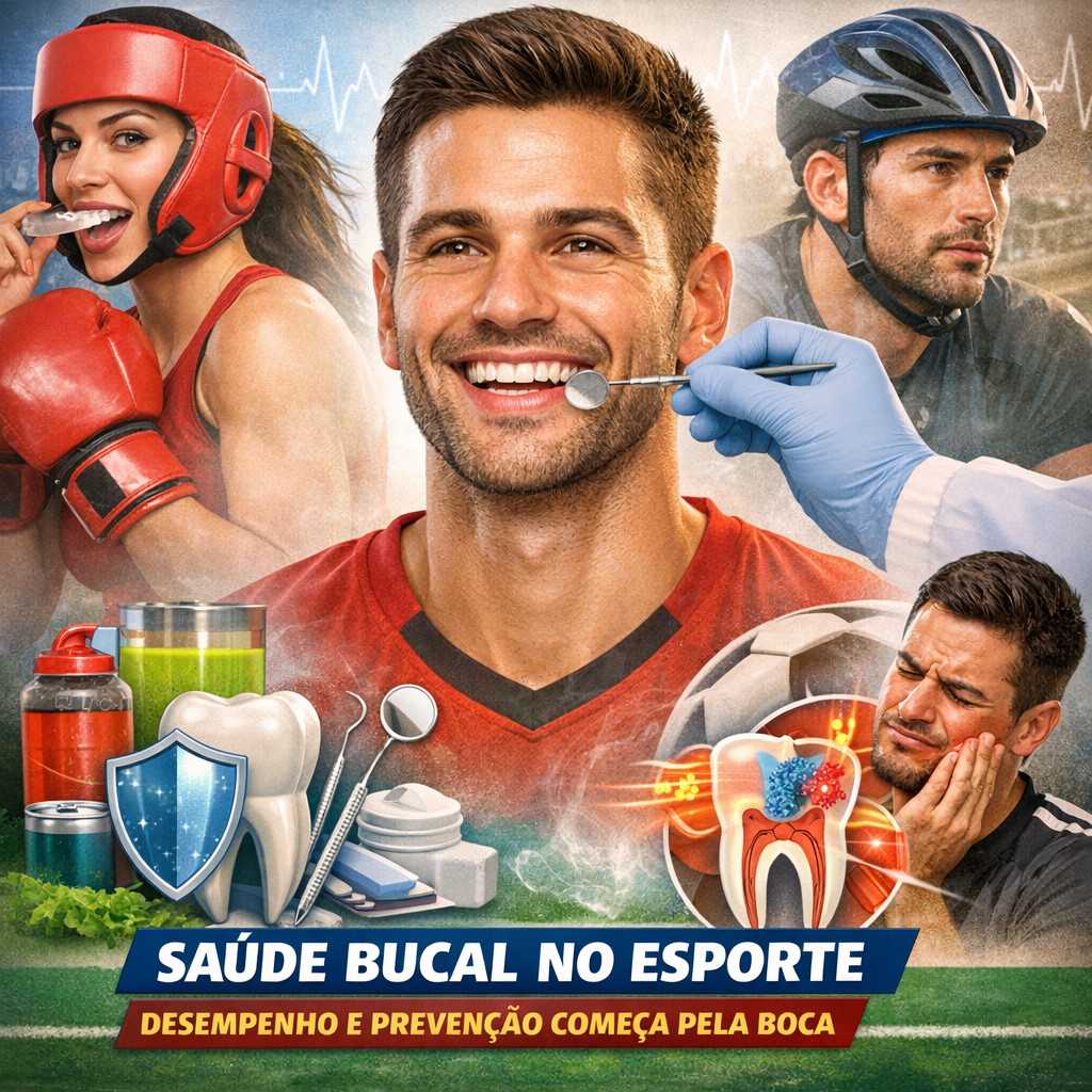 Saúde bucal no esporte: Desempenho e prevenção começa pela boca