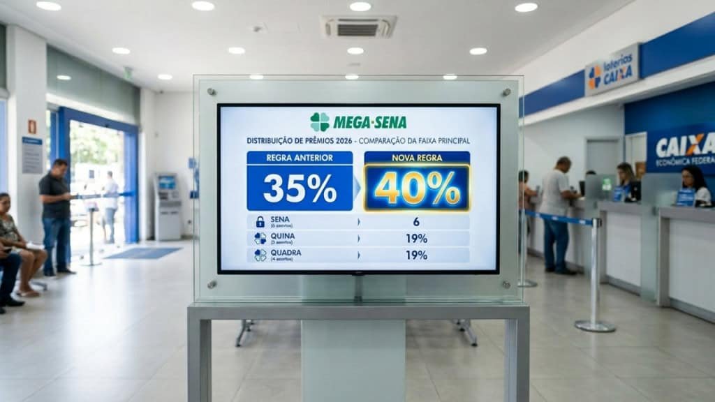 A nova regra da Mega-Sena que dá fatias maiores do prêmio para o grande vencedor