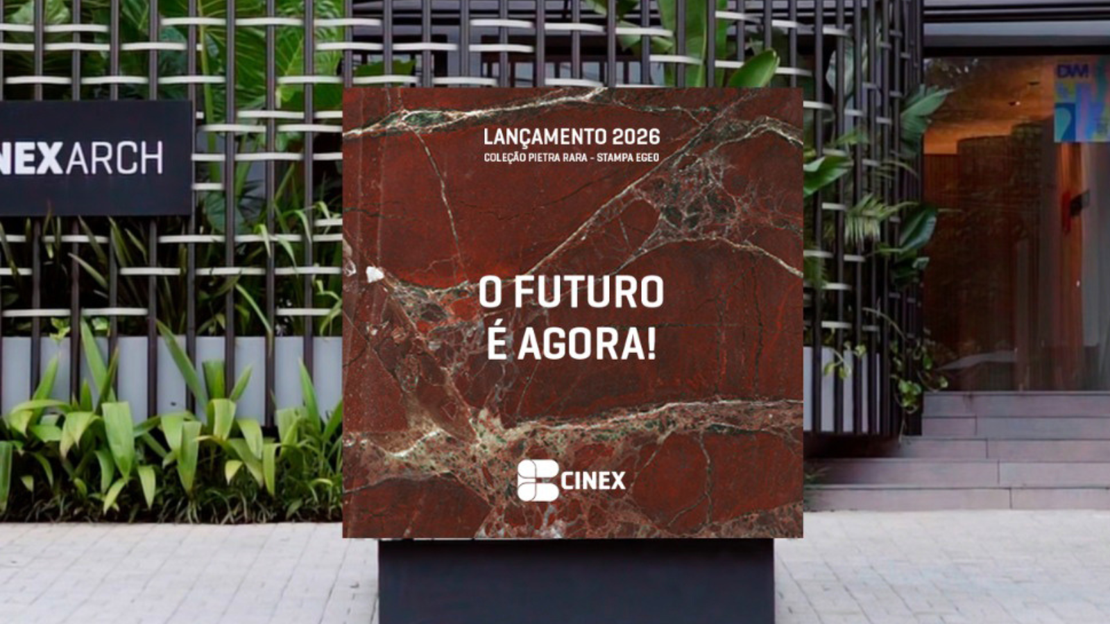 Semana de Design de São Paulo anuncia o lançamento da coleção Pietra Rara, parte da nova linha de superfícies em vidro arquitetônico apresentada pela marca.