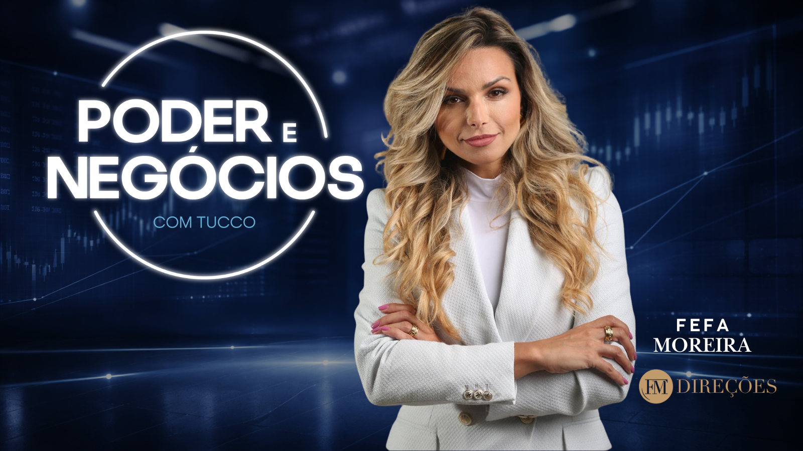 Fefa Moreira foi a entrevistada do Poder e Negócios, falando sobre reputação, autoridade e posicionamento estratégico no ambiente executivo
