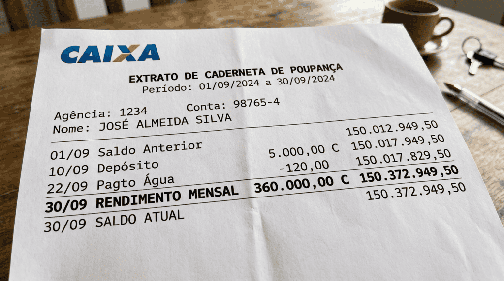 veja quanto R$ 60 milhões na poupança podem render por mês