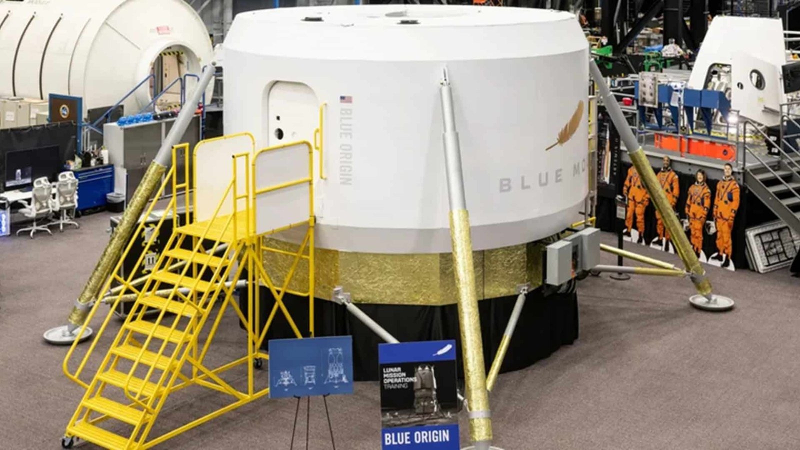 NASA usa protótipo do módulo lunar da Blue Origin para a Artemis