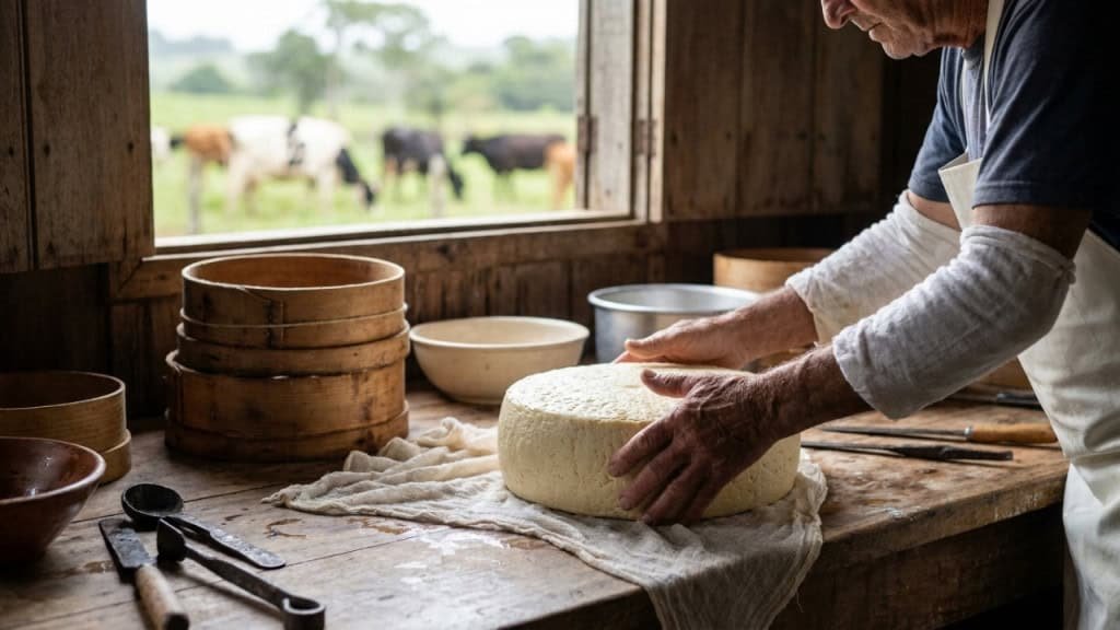 O queijo de Minas que venceu o campeão francês em Paris com tecnologia do século XVIII